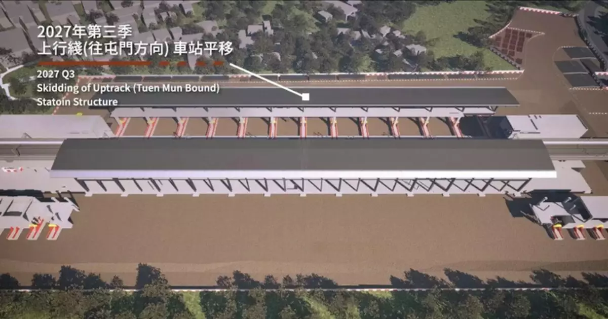 運輸及物流局﹕樂見港鐵以平移建造法興建洪水橋站 提升工程效率