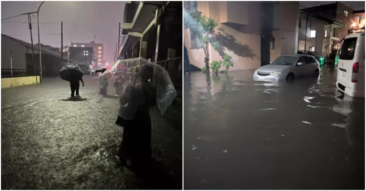 日本千葉暴雨至少2死　氣象廳：強降雨前所未見　籲市民高度警惕