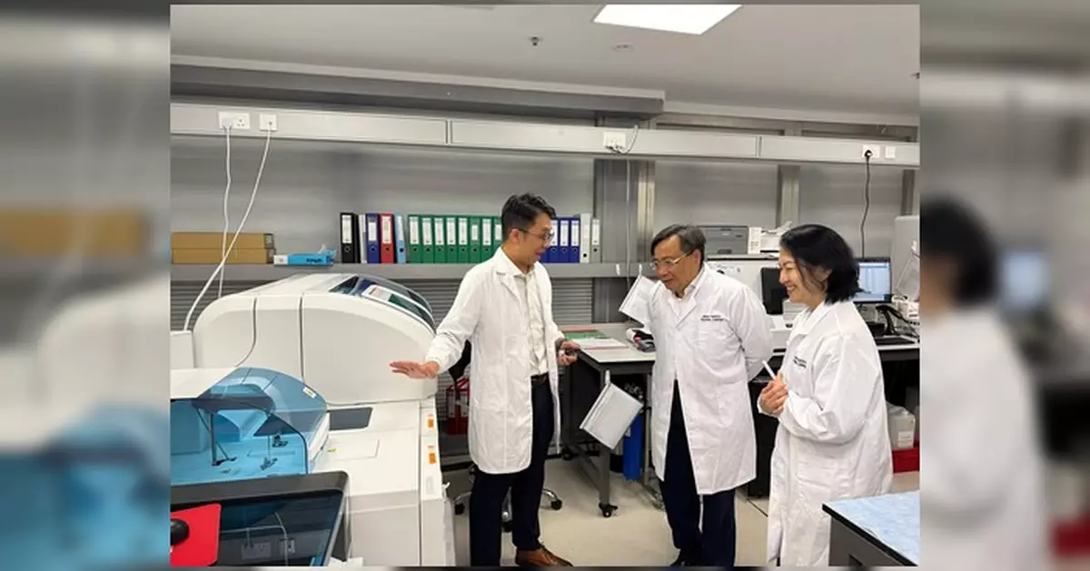 創新科技署署長李國彬視察科學園生物科技設施 聚焦生命健康科研發展