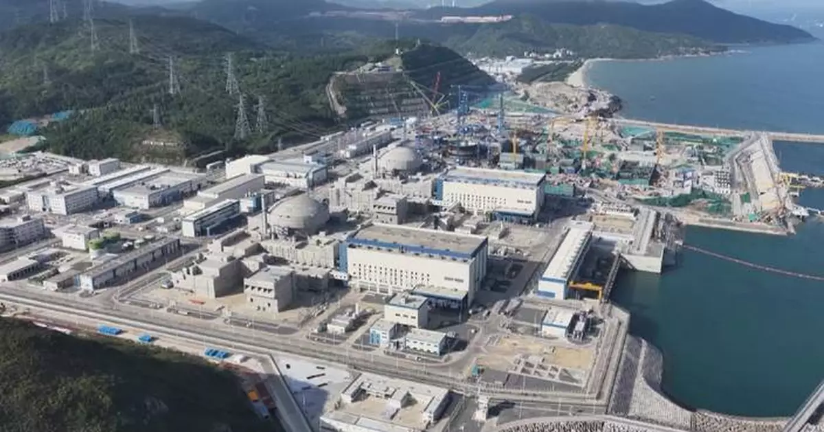 中國太平嶺核電項目二號機組投入運作
