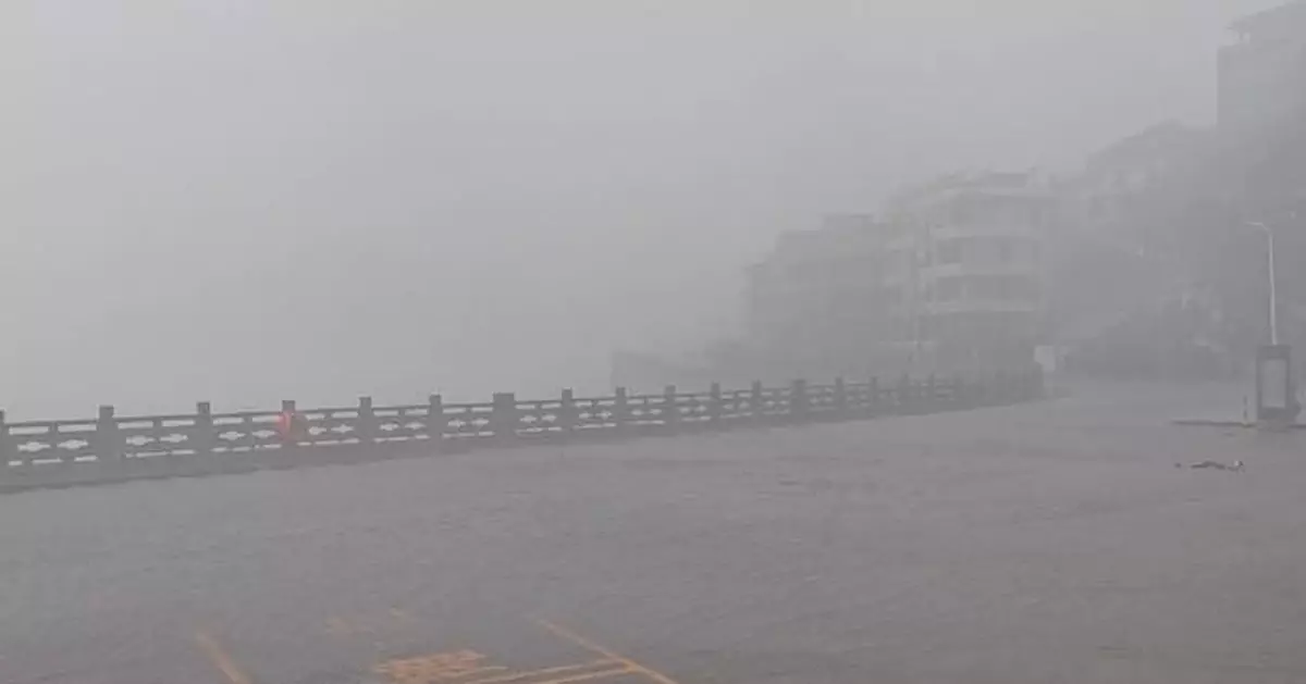 颱風海豚吹襲華東 當局啟動應急響應