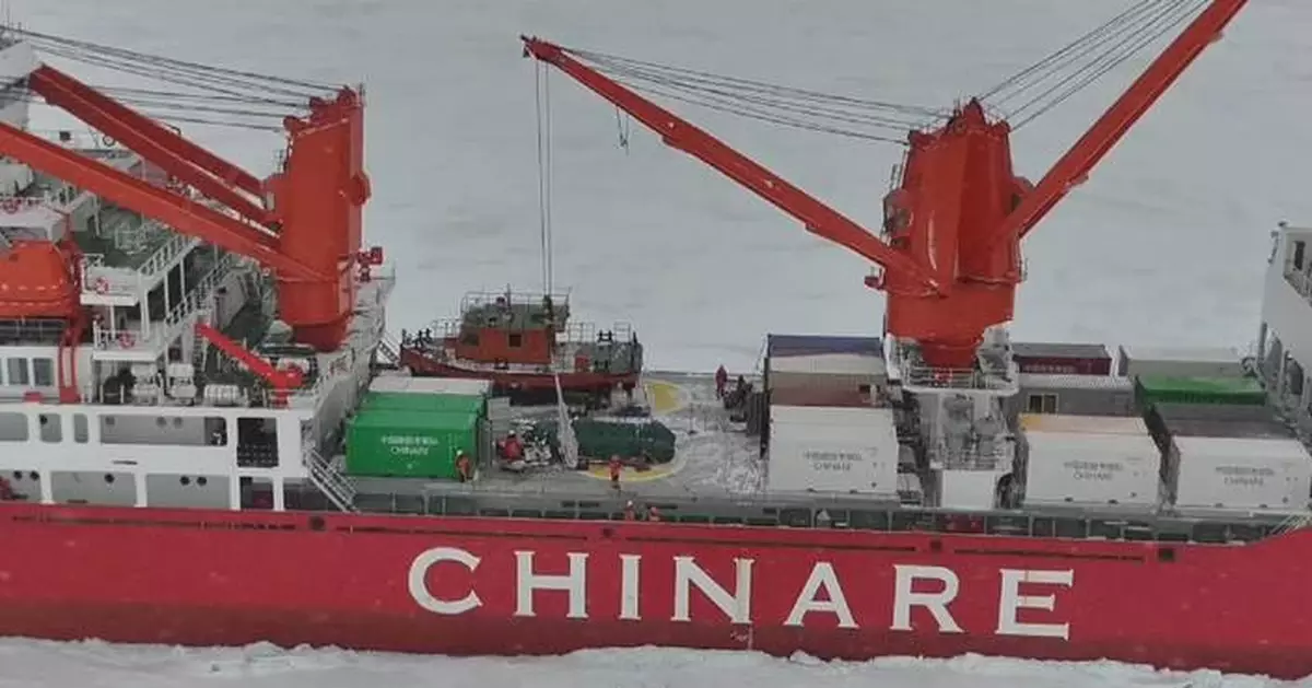 中國考察破冰船「雪龍」號完成12個冰站考察 創單船紀錄