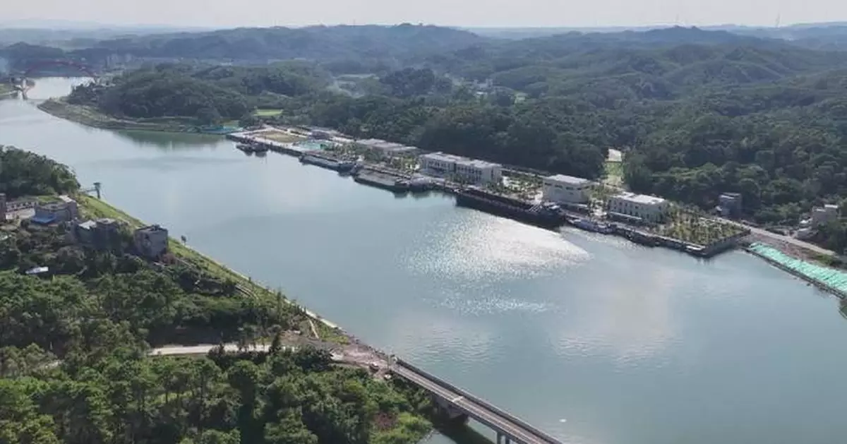 平陸運河啟動船隻試航 預計9月正式通航