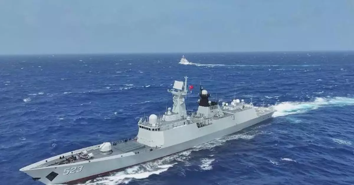 中國印尼海軍在台島以東海域完成海軍演習