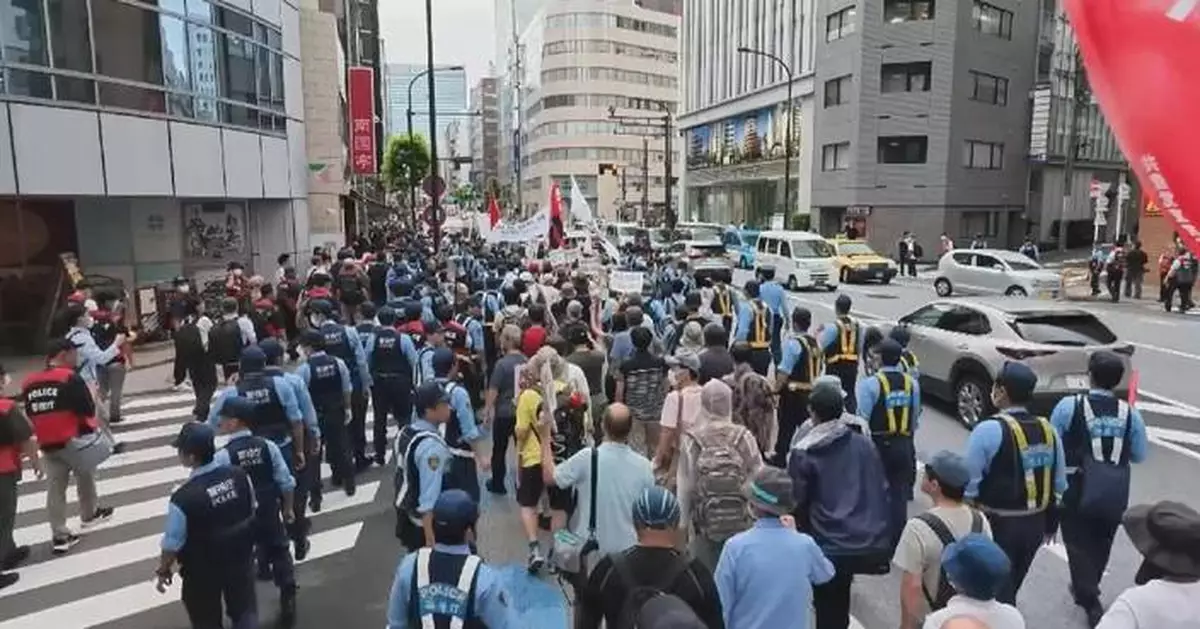 日本民眾東京集會促政府反省侵略歷史