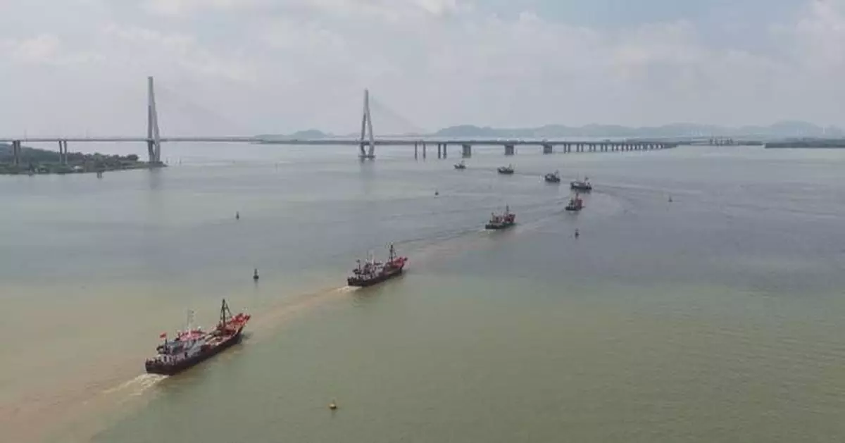 廣東珠海開漁季啟動 大批漁船出海海鮮節吸港澳客