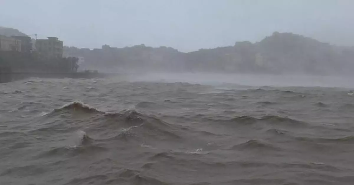 颱風沙德爾兩度登陸浙江 華東沿岸受強勁暴雨吹襲