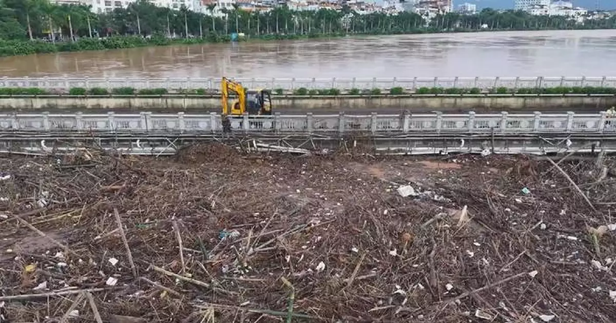 廣西水災復原加快 清理河道重開學校