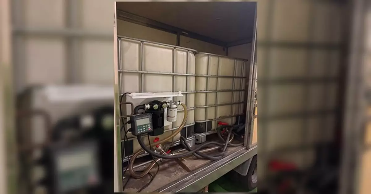 消防處將軍澳商場停車場搗破非法流動加油站 保安員舉報建功