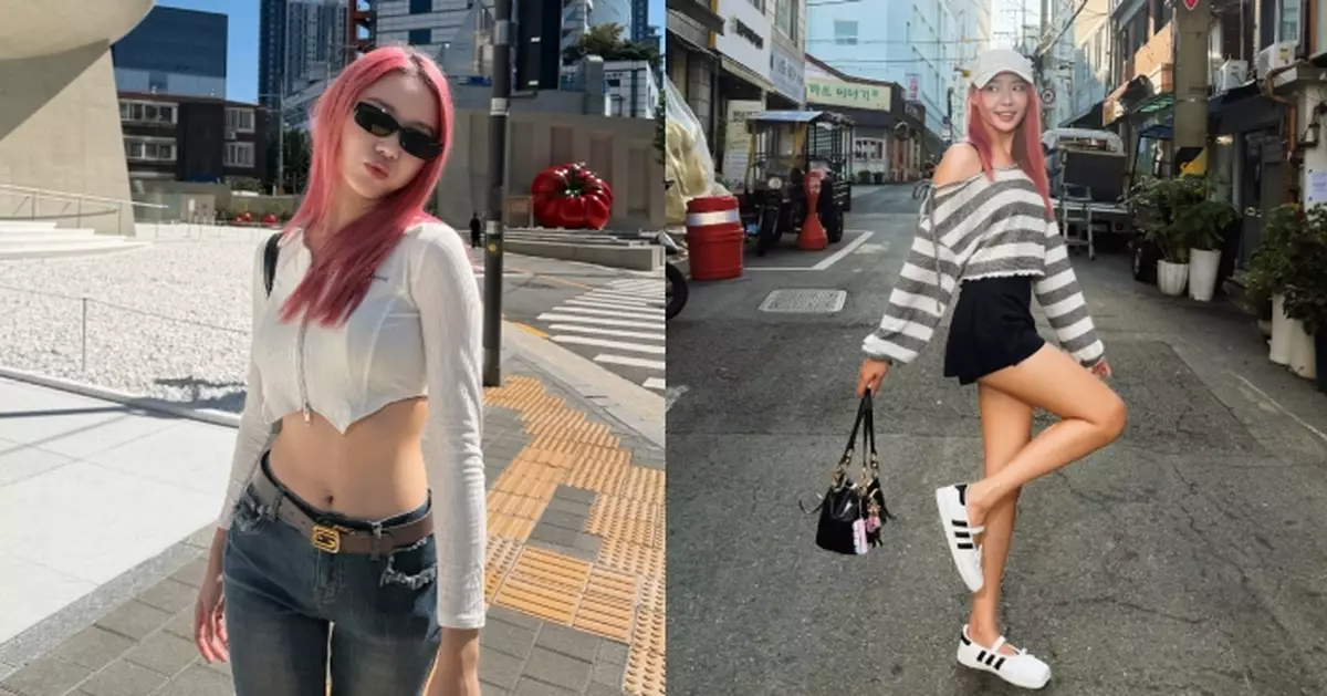 戴祖儀韓國街頭開心打卡 小蠻腰 + 招牌長腿輪住晒超吸睛
