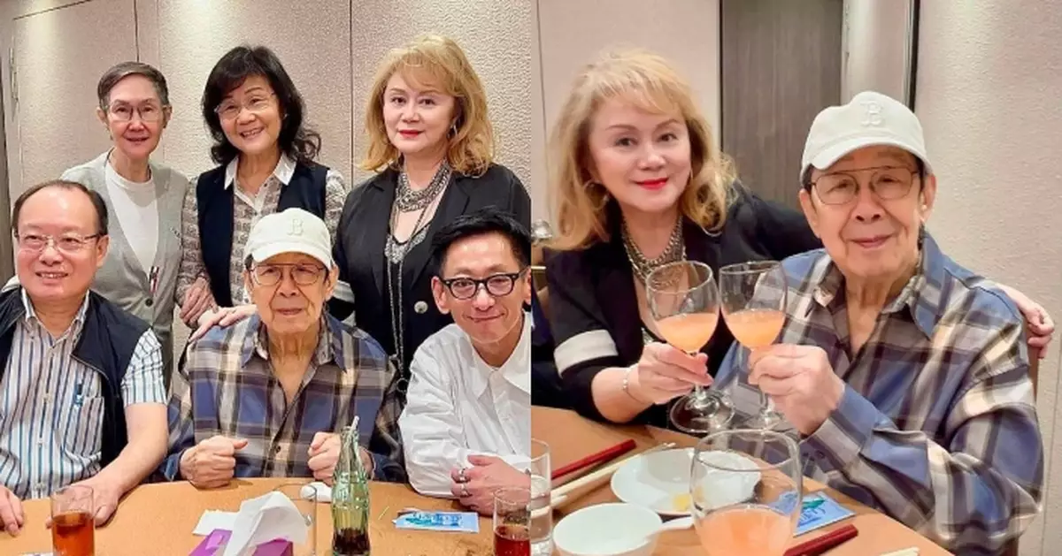 94歲胡楓精靈現身飯局 林建明晒合照：希望日後能夠有多多長長日子繼續與他互窒