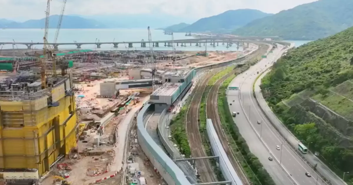 東涌綫延綫完成首階段路軌改道 東涌開出列車9.13起用新路段