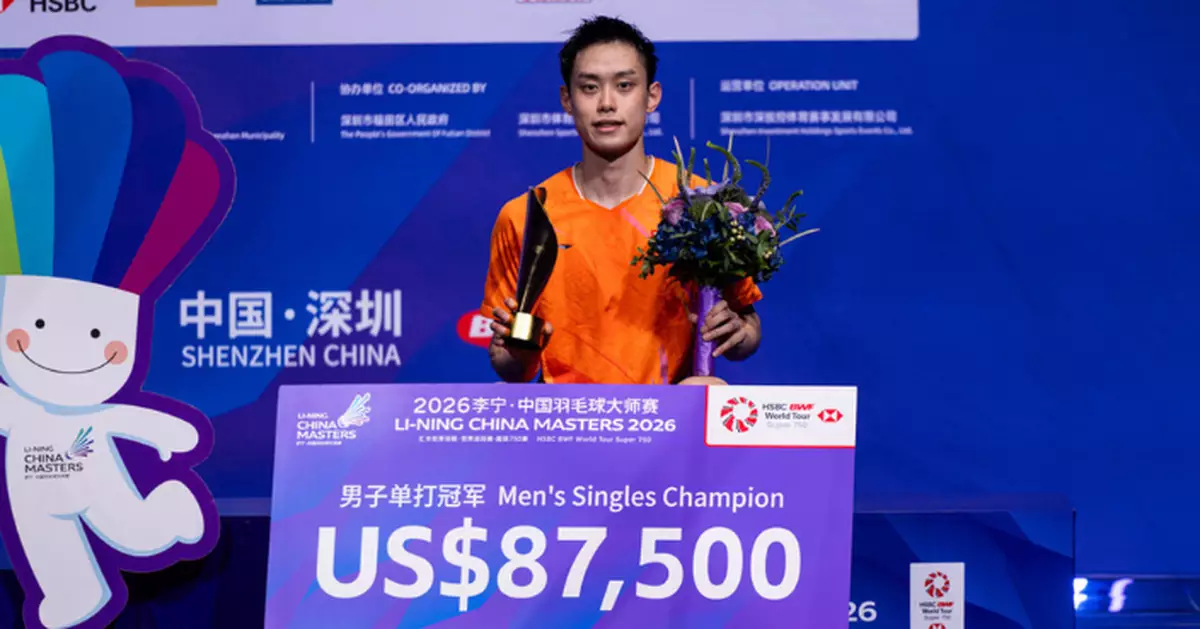 中國羽毛球大師賽 港將吳英倫擊敗隊友李卓耀奪冠同創歴史