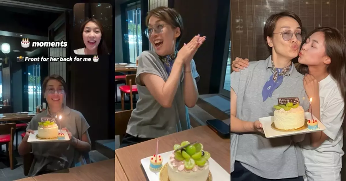 《下流上車族》劇完情不減！郭柏妍提早為「媽媽」江美儀慶生 親密合照勝似親母女