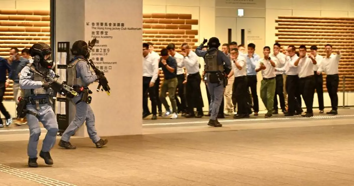 警方偕多部門及機構動員三千人演習 確保國際刑警大會11月順利舉行