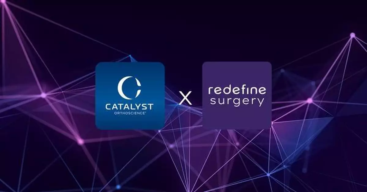 Catalyst OrthoScience夥Redefine Surgery合作 推進肩關節置換術智能發展