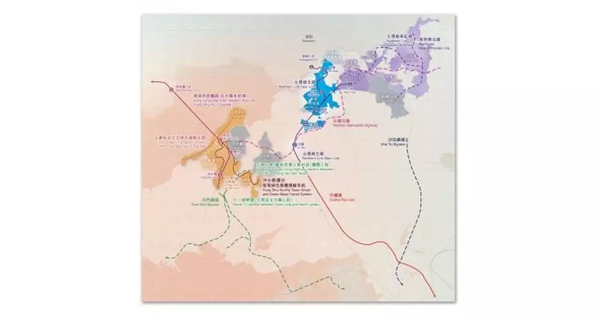 五年規劃｜ 加快北都重要鐵路項目　研港深西部鐵路南向延伸可行性