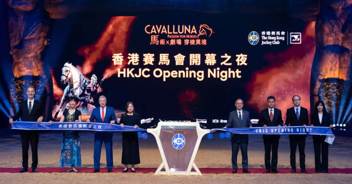 歐洲名駒馳騁啟德 馬會獨家呈獻世界級馬術劇場《CAVALLUNA》