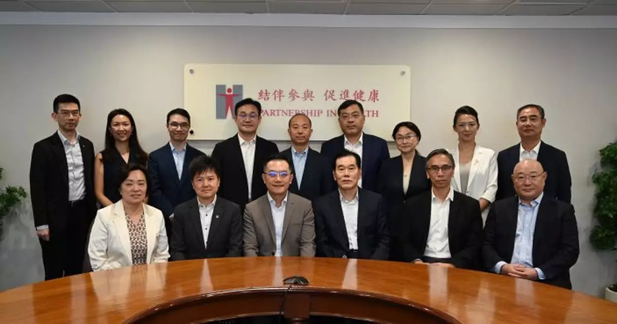 林文健晤國家癌症中心主任一行 　雙方就癌症防控等議題交流