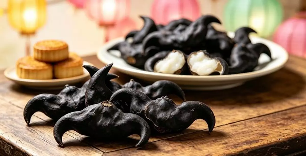 像乾硬黑蝙蝠？中秋傳統食品菱角同新石器時代有關！？