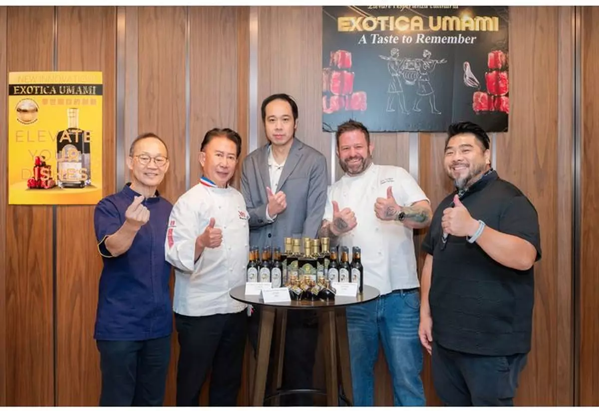 甄文達與多位名廚舉行交流晚宴 探討香港原創醬汁「EX M」於餐飲業之應用