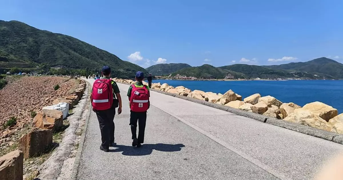 醫療輔助隊中秋假期駐守萬宜水庫東壩 為賞月遠足市民提供急救當值