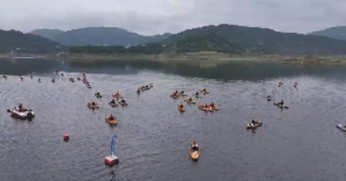 逾千釣魚好手齊聚升鍾湖 參與國際釣魚賽
