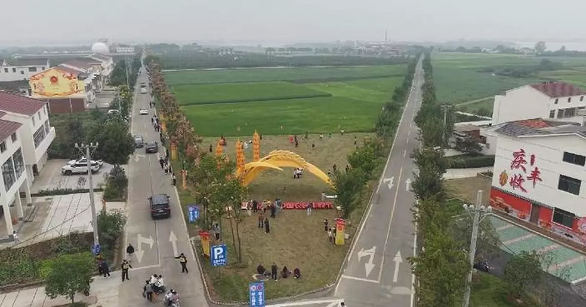 中國農民豐收節湖北棗陽舉行 現代農業科技成焦點