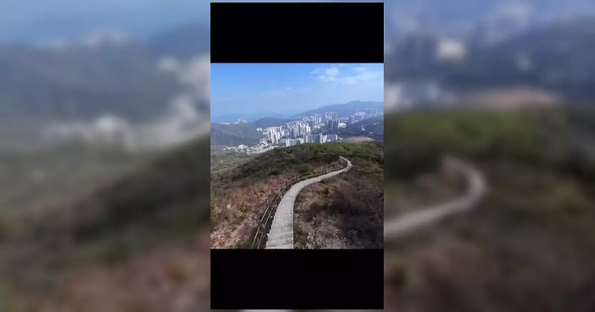 大上托長樓梯直達三角測量站 曾為東九龍將軍澳測量提供坐標參考