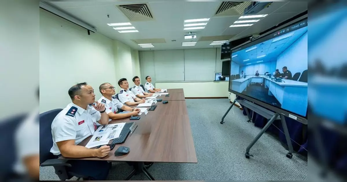 香港消防處與新加坡民防部隊視像會議交流院前救護服務