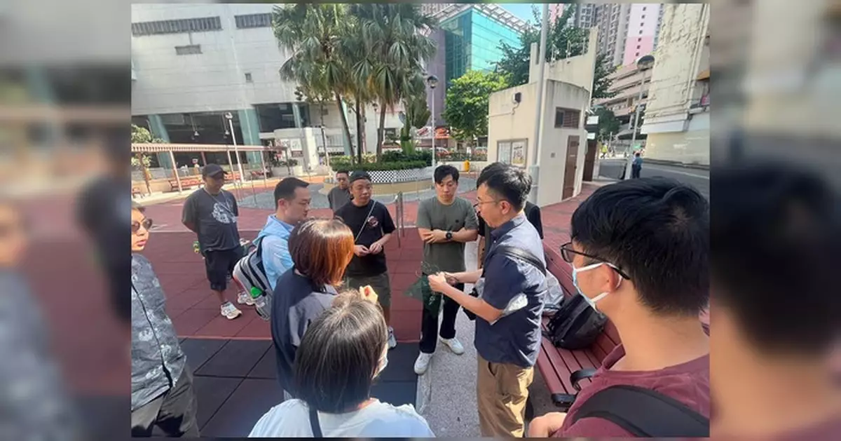 康文署聯同建築署巡查大隴街休憩花園 研究防鼠滅鼠措施