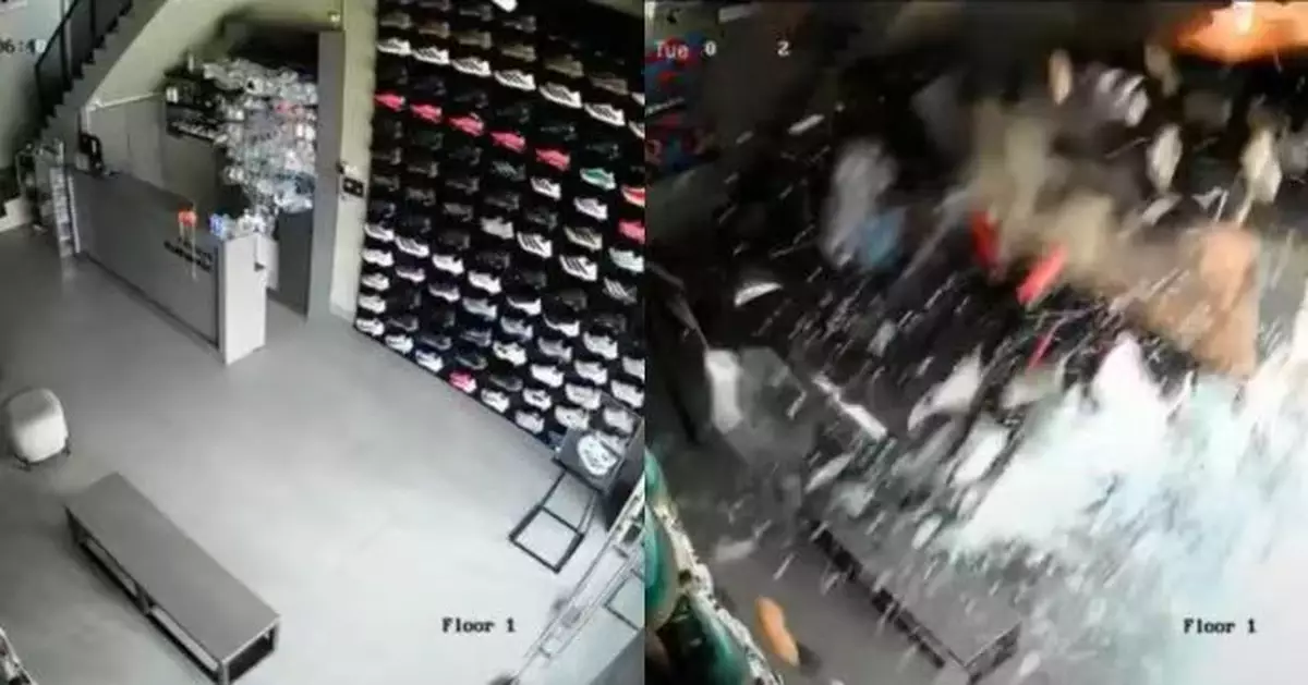 印尼餐廳疑煤氣洩漏引爆炸 威力猛烈炸穿附近鞋店牆身 釀5傷41幢建築受損