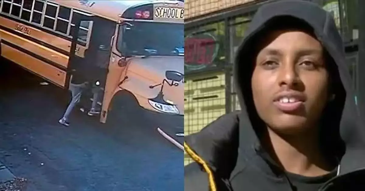 目睹校車司機抽搐失控 美漢冒險跳上駕駛座成功煞停救下19名學童