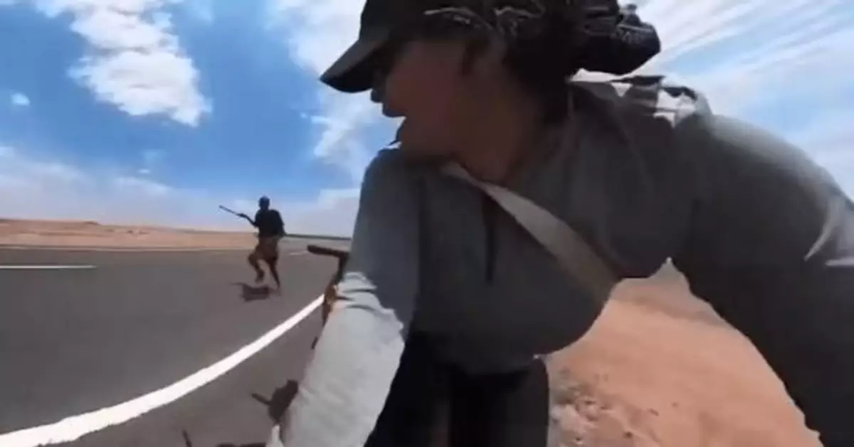獨遊肯尼亞遭持刀男狂追 摩洛哥女網紅嚇壞搏命踩單車逃生 驚險畫面曝光