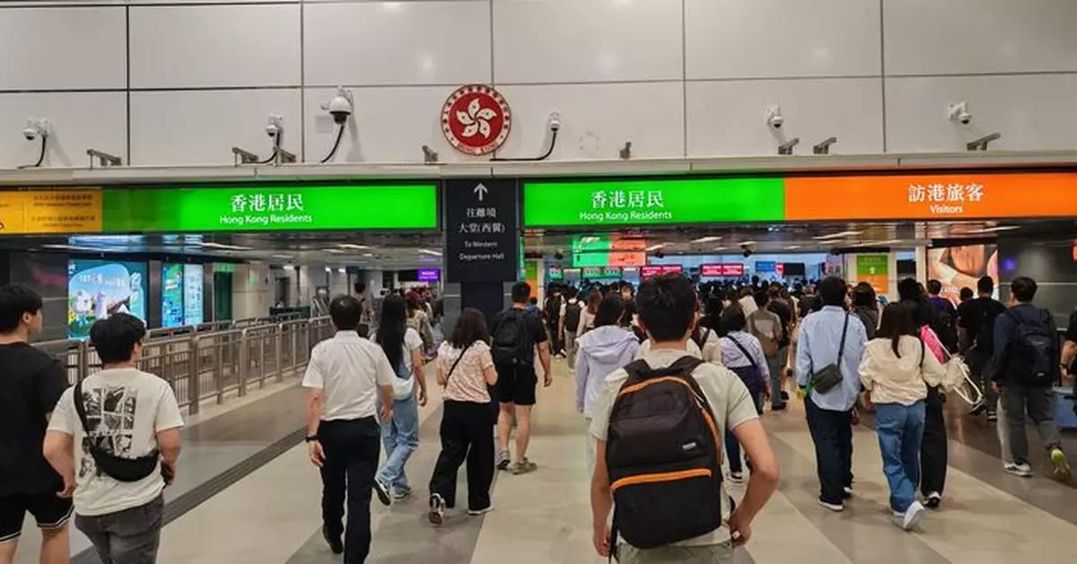 國慶黃金周第四日截至下午4時　入境處：錄得61萬6200多人次出入境