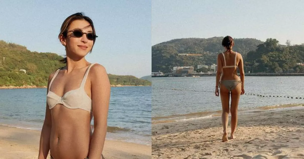 上山詩鈉女兒Hilary比堅尼大解放 晒小麥色肌膚健美身材