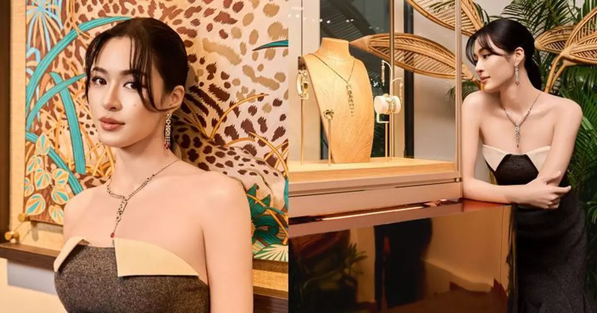 鄺玲玲新加坡品牌活動晒露肩長裙 曼谷個唱後人氣持續升溫