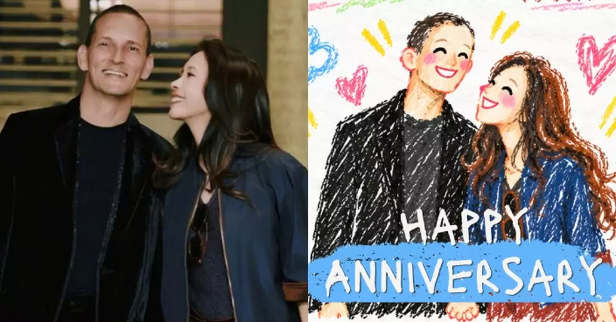 莫文蔚慶結婚15周年 晒合照+漫畫放閃超甜蜜