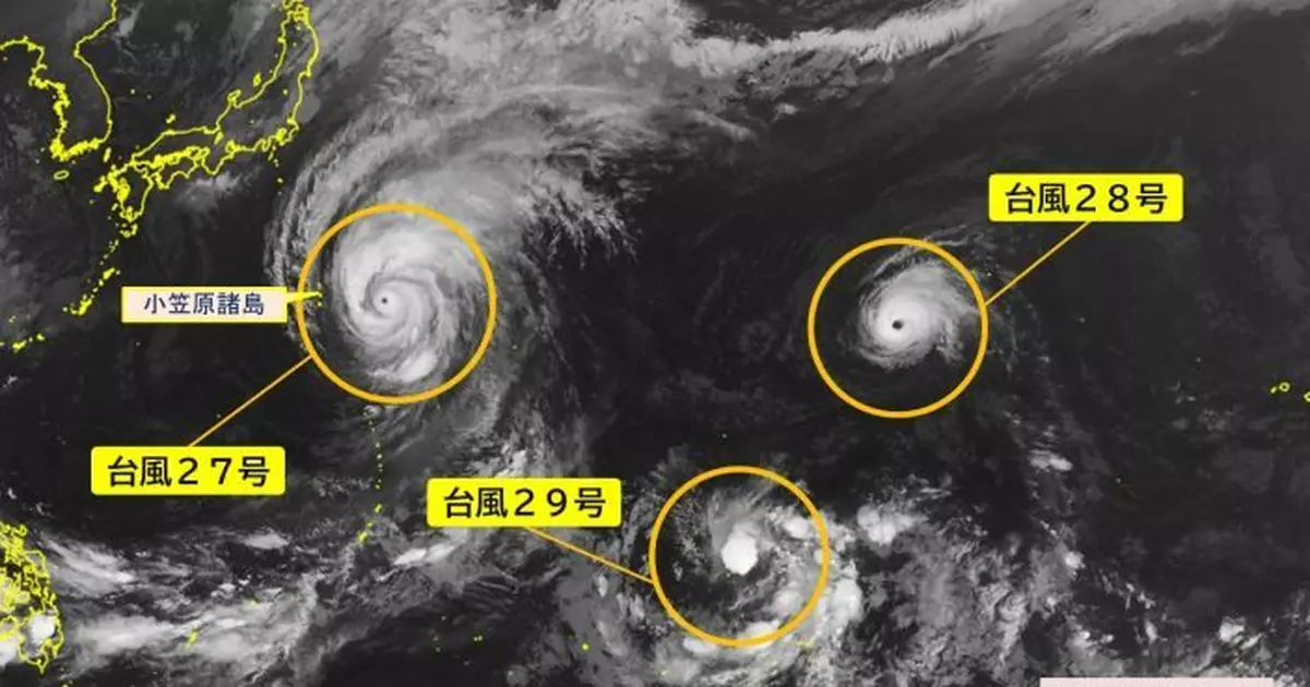 天氣｜10月又打風？西北太平洋再現「三颱共舞」