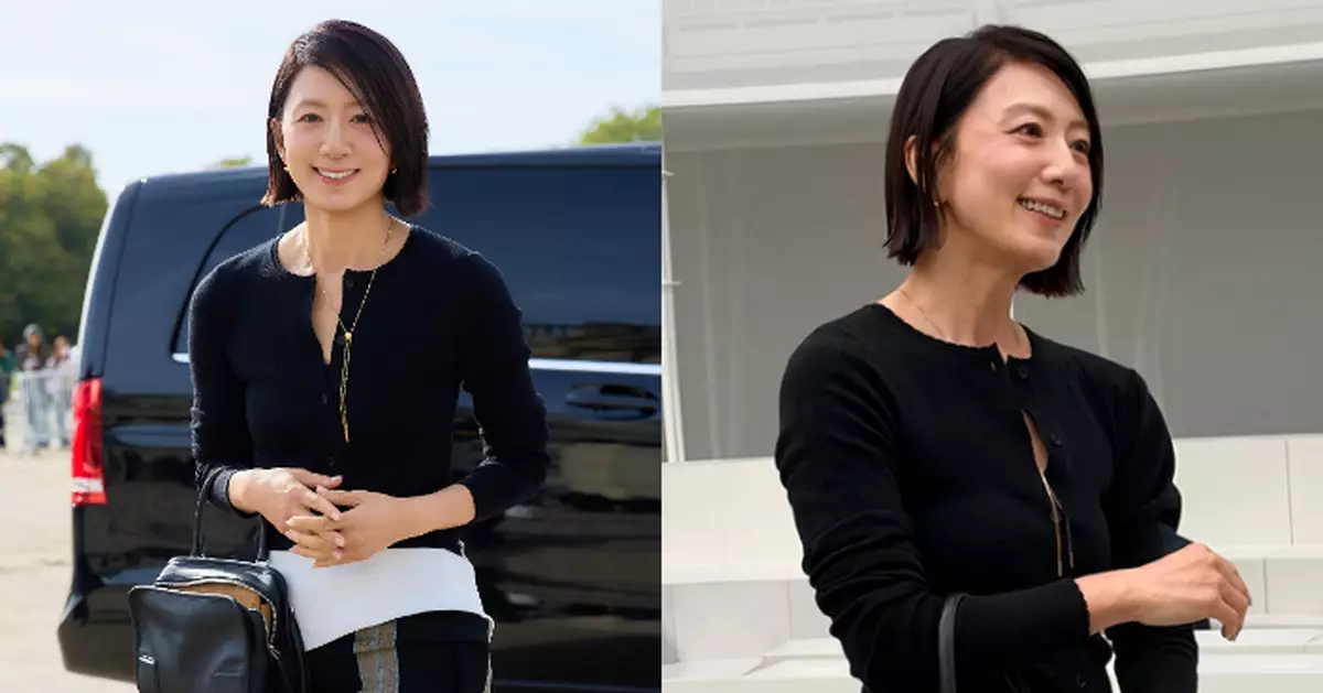 59歲金喜愛優雅亮相巴黎時裝週 零濾鏡露皺紋狀態引熱議