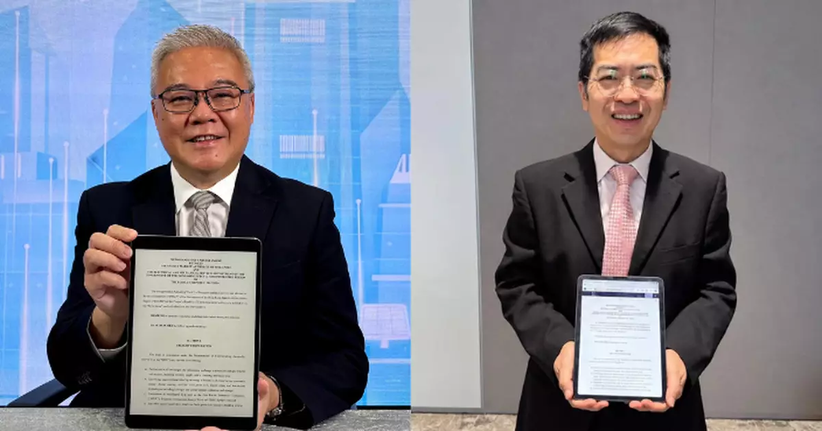 延續能源合作 香港機電署與新加坡能源市場管理局續簽諒解備忘錄