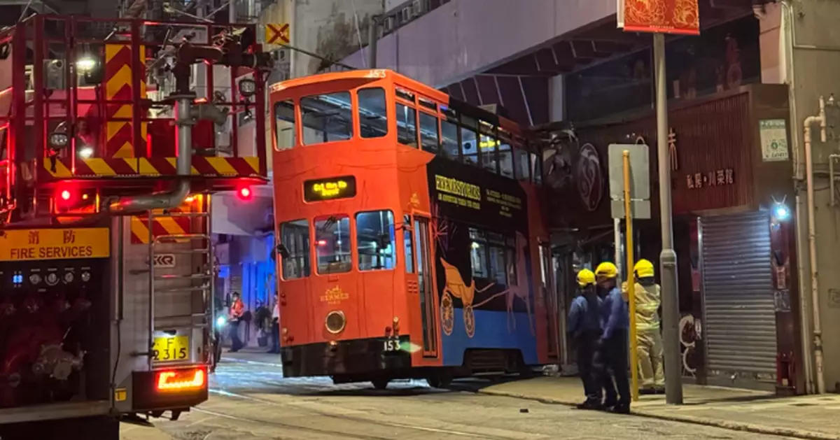 筲箕灣東大街電車出軌事故 運輸署﹕嚴肅跟進並責成電車公司深入徹查