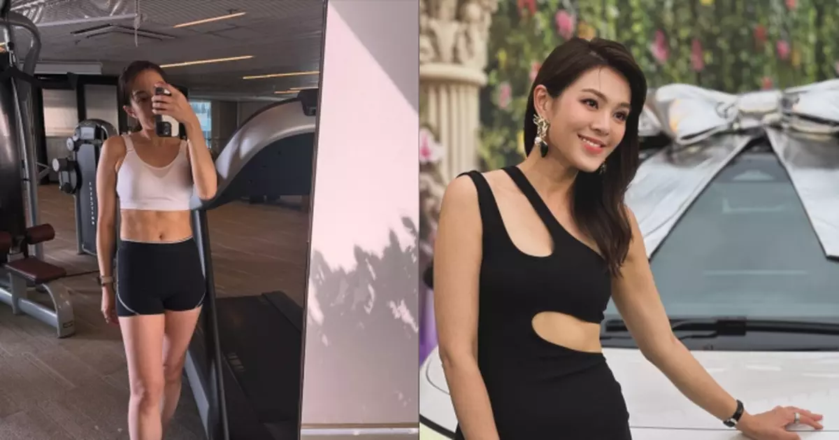 《東張》女神梁麗翹晒Fit爆身材 兩孩之母仍有腹肌線條