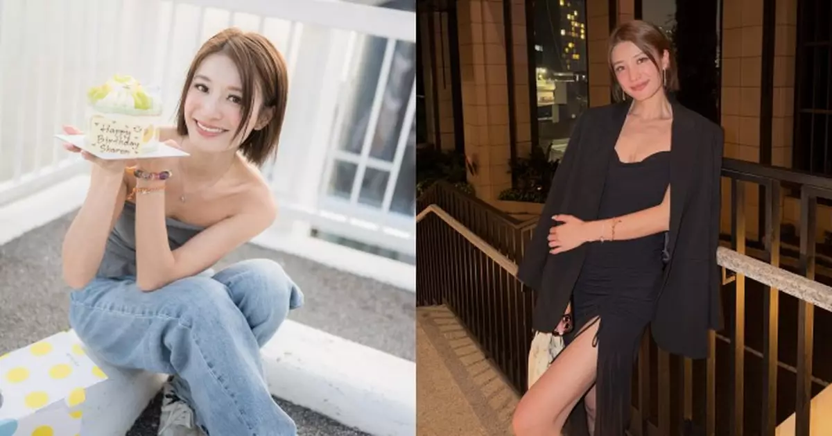 邢慧敏32歲生日連環慶祝 性感造型收巨型紅玫瑰