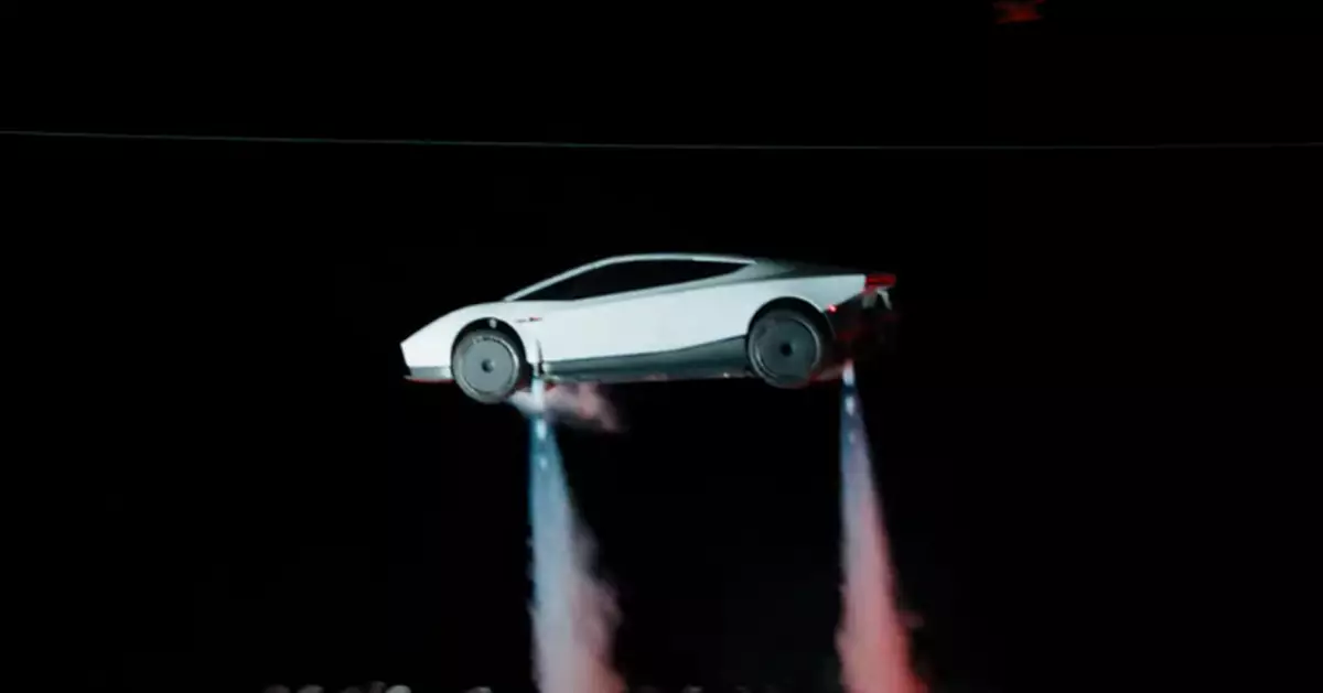 特斯拉新款Roadster跑車可升空 馬斯克﹕2028年投產