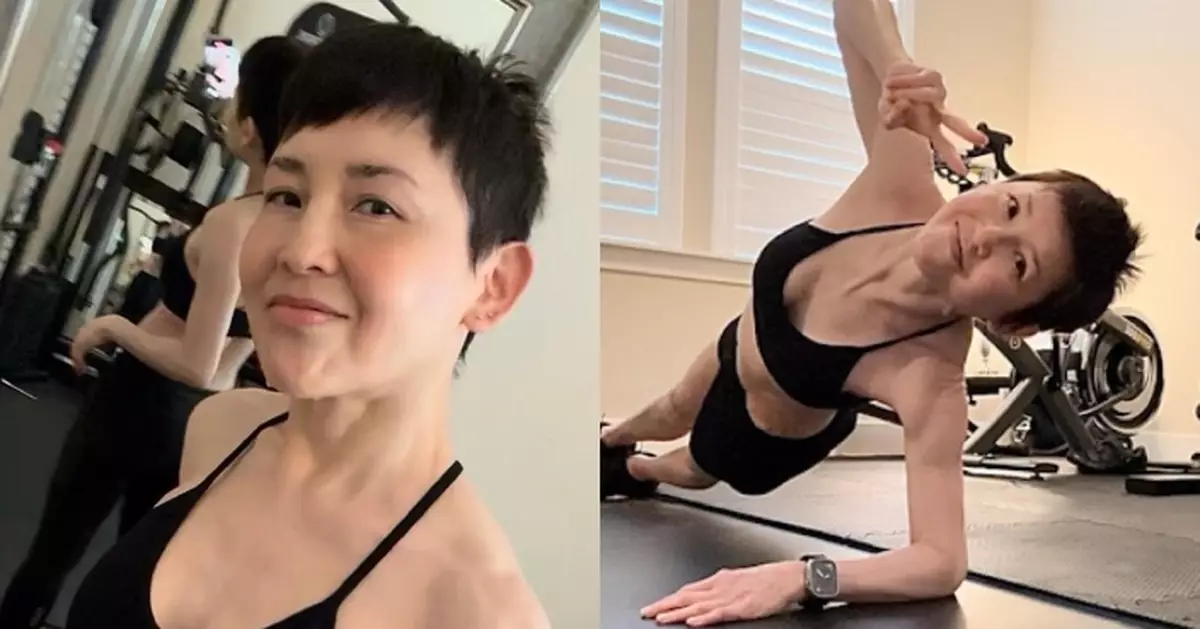 劉美君「登六」人生大反彈！曾滑雪骨折兼鬼剃頭 復合男友後操出6嚿腹肌