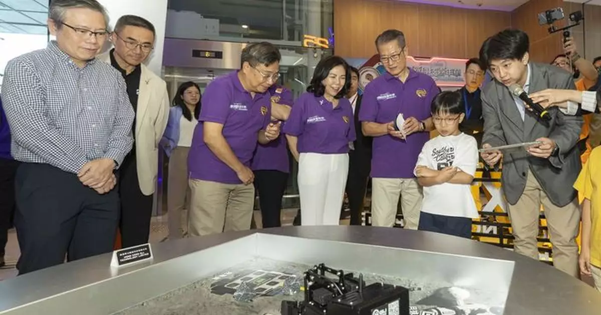 「創科嘉年華」科技園航天展區揭幕 天韻相機與月球機械人模型觸目亮相