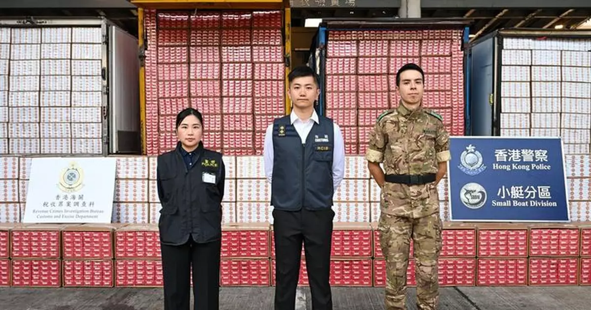 警方海關聯手反走私 檢逾2千萬枝私煙拘7人