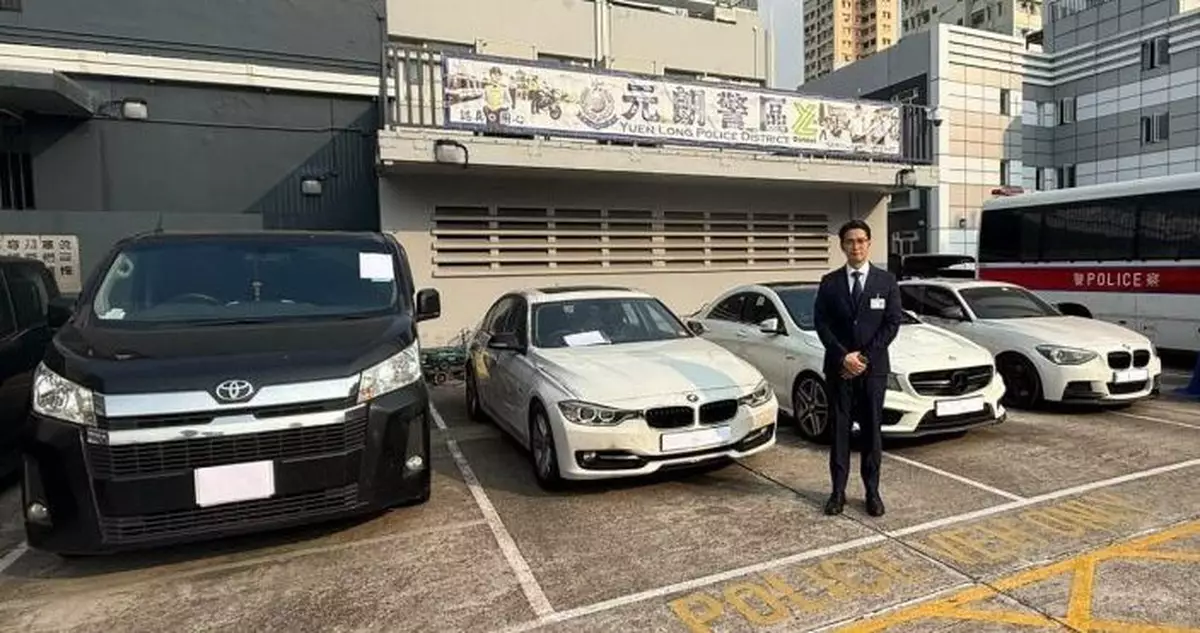 新界車輛盜竊案有上升趨勢 警破3偷車集團拘8人起回6失車