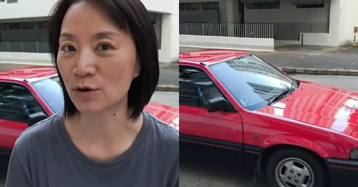 「御用師奶」曾慧雲晒1984年紅色古董跑車 獲車迷激讚品味獨到